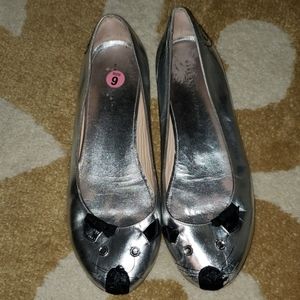 Marc Jacob's limited edition silver mouse flats